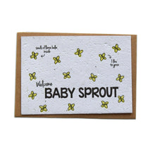 Afbeelding in Gallery-weergave laden, Bloeikaart Welcome Baby Sprout