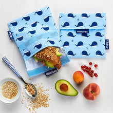 Afbeelding in Gallery-weergave laden, Herbruikbare snack bag kids walvis