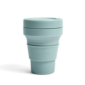 Foldable coffee cup Aqua L