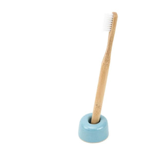 Ceramic toothbrush holder white