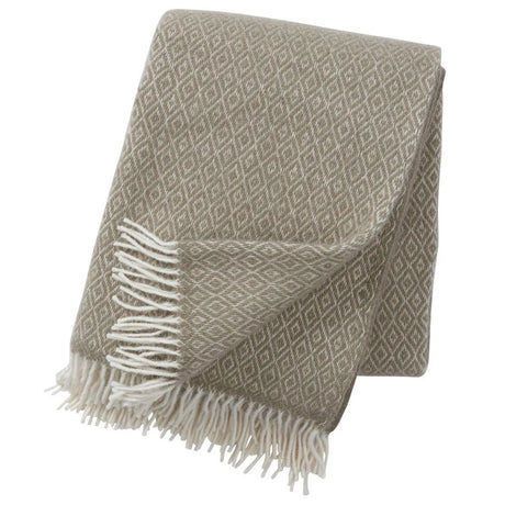Klippan Plaid lamswol Stella - Beige