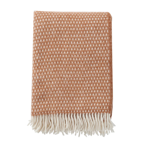 Klippan Plaid lamswol Knut - Nougat