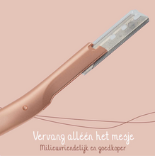Afbeelding in Gallery-weergave laden, Metalen Dermaplaning &amp; Wenkbrauw Gezichtsmesje