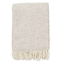 Afbeelding in Gallery-weergave laden, Klippan plaid lamswol Preppy - Beige
