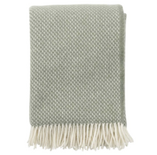Afbeelding in Gallery-weergave laden, Klippan plaid lamswol Preppy - Dusty green