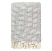 Afbeelding in Gallery-weergave laden, Klippan plaid lamswol Preppy - Grey