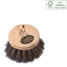 Load image into Gallery viewer, Wooden dish washing brush soft