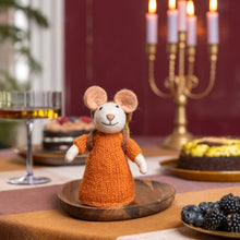 Load image into Gallery viewer, Decoratie Muis wandelaar cognac