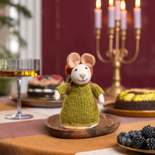 Load image into Gallery viewer, Decoratie Muis wandelaar groen