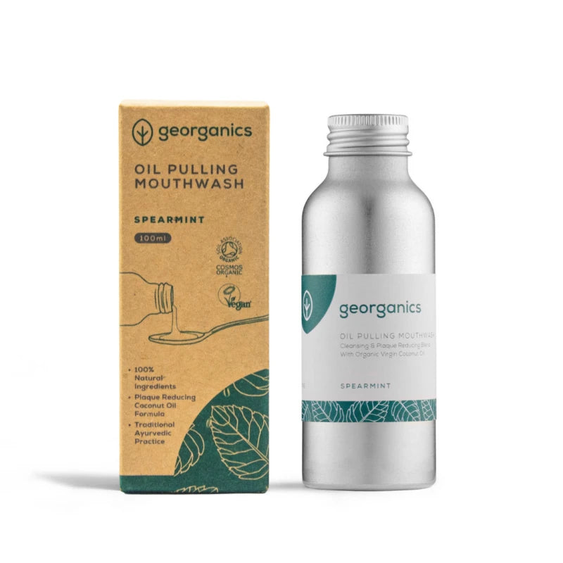 Oil pulling mondwater spearmint