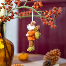 Load image into Gallery viewer, Hanger Muis wandelaar cognac