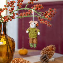 Load image into Gallery viewer, Hanger Muis wandelaar groen