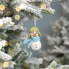 Afbeelding in Gallery-weergave laden, Hanger Sneeuwpop IJsblauw