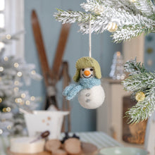 Afbeelding in Gallery-weergave laden, Hanger Sneeuwpop IJsblauw