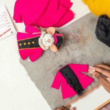 Load image into Gallery viewer, Decoratie Pietermuis fuchsia