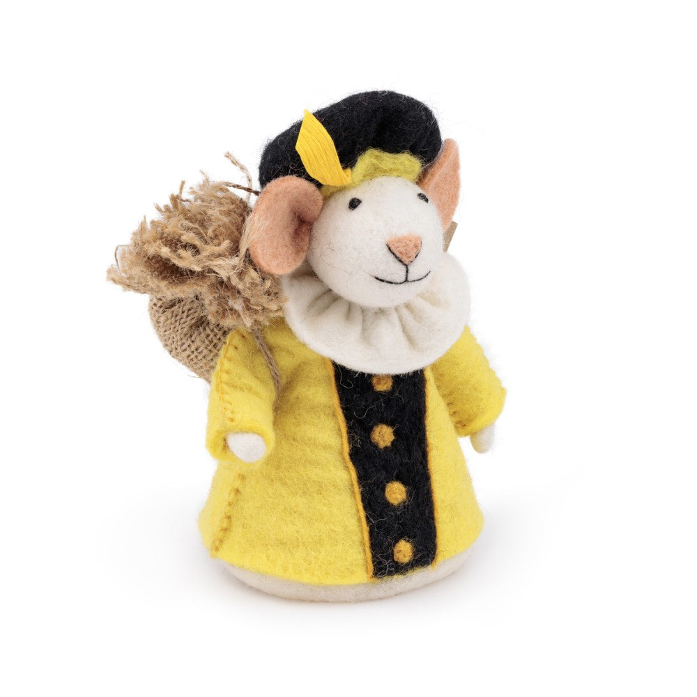 Decoratie Pietermuis geel