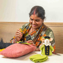 Load image into Gallery viewer, Decoratie Pietermuis groen