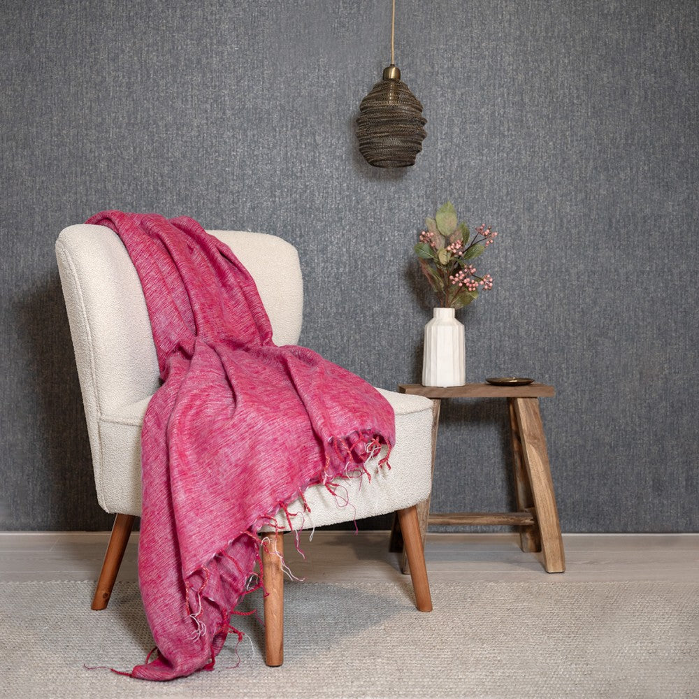 Plaid Fuchsia Gemêleerd