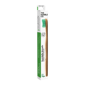 Bamboe tandenborstel soft groen