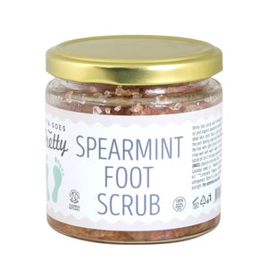 Spearmint foot scrub
