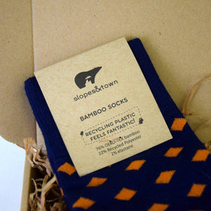 Duurzame bamboe sokken cadeau box