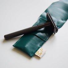 Afbeelding in Gallery-weergave laden, Vegan safety razor pouch groen