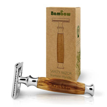 Load image into Gallery viewer, Safety razor bamboo