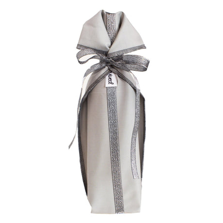Reusable giftwrap bottle grey