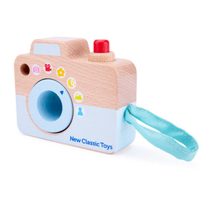 Houten speelgoed camera