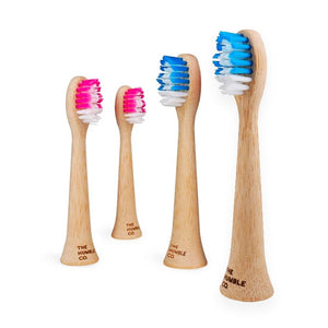 Bamboe elektrische tandenborstel borsteltjes 4st