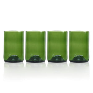 Rebottled glazen groen 4-pack