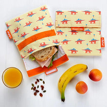 Load image into Gallery viewer, Herbruikbare snack bag kids dino